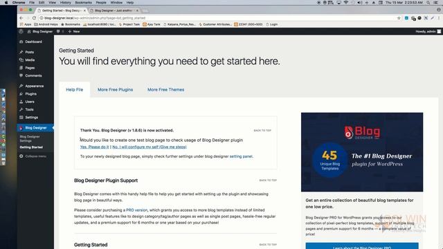 Blog Designer Installation & Demo | WordPress Blog Design Plugin смотреть онлайн