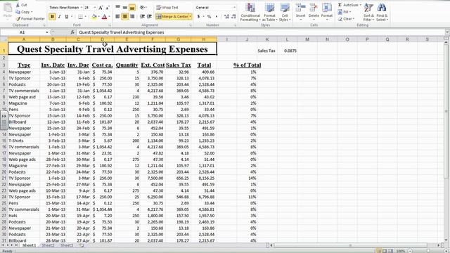 Excel 2010 Unit C смотреть онлайн