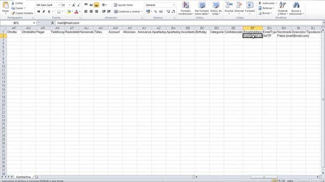 09. Transferir contactos de Excel a Outlook y viceversa смотреть онлайн