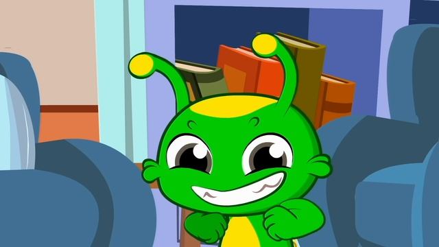Aprende los colores con tu amigo mágico Groovy el Marciano | Dibujos animados educativos смотреть онлайн