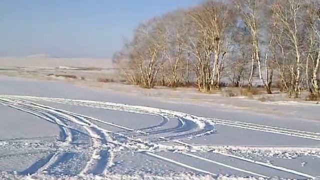 Покатушки на аэросанях средь берез (30.11.2015) (Best snowmobile) смотреть онлайн