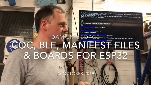 CoC, BLE, Manifest Files and Boards for ESP32 смотреть онлайн