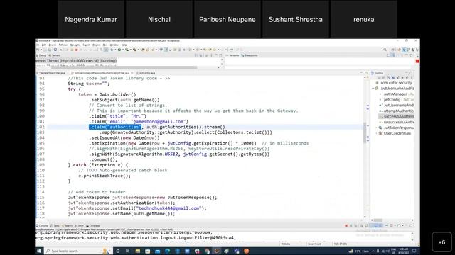 Web Application - Spring Boot-Rest-API-Spring-Security-JWT -DAY- 39 смотреть онлайн