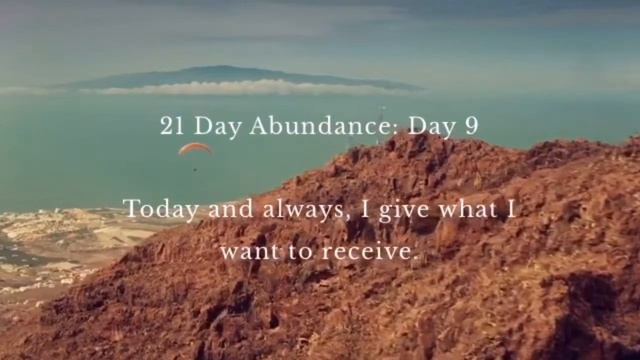 Day 9 - 21 Day Abundance Meditation from Deepak Chopra смотреть онлайн