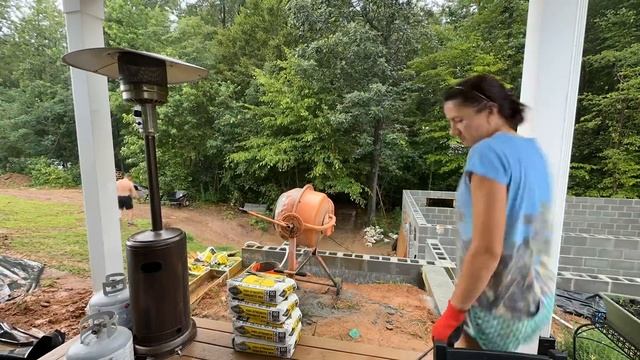 Строим продолжение террасы. Обустраиваем задний двор. Южная Каролина. смотреть онлайн