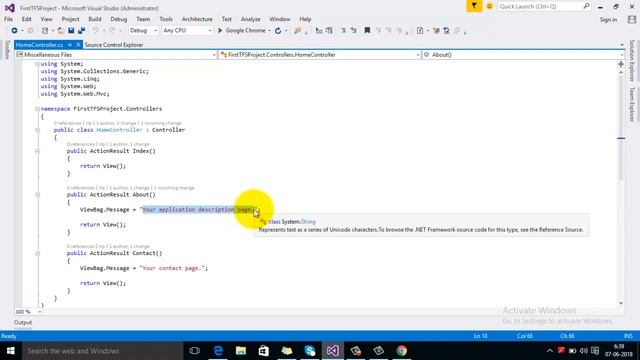 How to Merge Changes from one branch to another in TFS (Team Foundation Server) смотреть онлайн