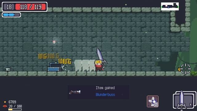 Legendary Weapon, Skeleton King's LASER Sword!! | Dungreed смотреть онлайн