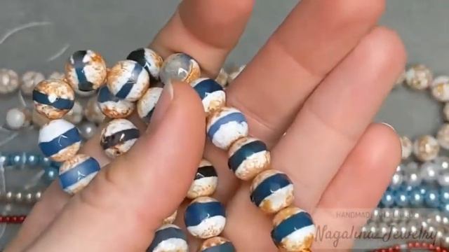 Много бусин с АлиЭкспресс! Камни, гематит, лава, жемчуг. AliExpress beads haul. DIY jewelry finding смотреть онлайн