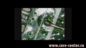 Восстановление оторванной дорожки и пятака на месте пайки bga чипа