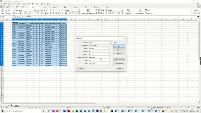 How to use forms in LibreOffice Calc смотреть онлайн