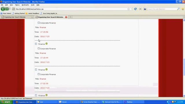 JAVA 2012 IEEE Project Organizing User Search Histories смотреть онлайн