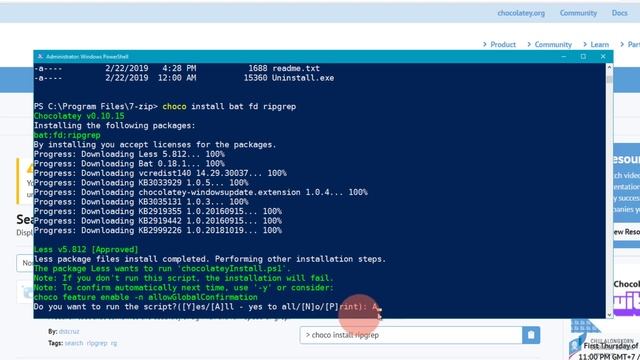 การติดตั้งและใช้งาน chocolatey (package manager) บน Windows смотреть онлайн