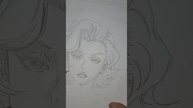 How to Pencil Sketch Marilyn Monroe in Anime Style смотреть онлайн