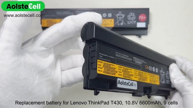 Replacement battery for Lenovo ThinkPad T430(4400mAh 6 cells & 6600mAh 9cells ) смотреть онлайн