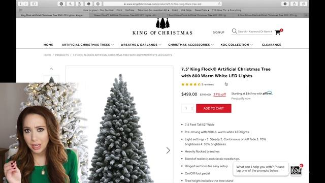 King Of Christmas Tree Review: SETUP | FLOCKING | LIGHTS | SMELL