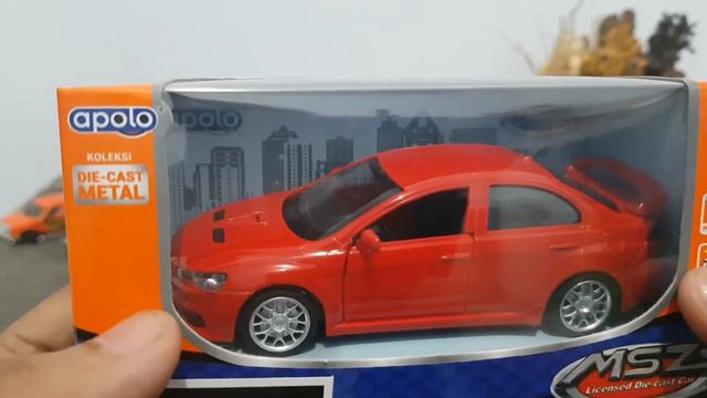 Mitsubishi Lancer Evolution X Merah Red - Apolo MSZ Diecast. #EvoApoloDiecast смотреть онлайн