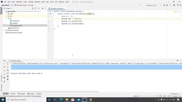 2.2 Тип данных char и класс String смотреть онлайн