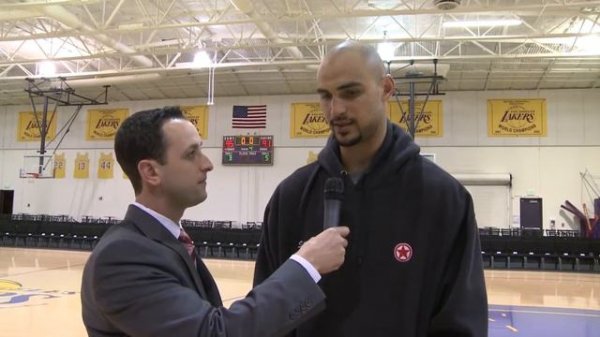 Lakers Prospect: Robert Sacre Post-Game Interview 3/09/13