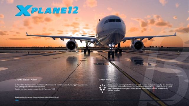 My first experience with X-Plane 12 Demo смотреть онлайн