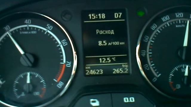 Фабия RS 1.4 180 л.с. Расход топлива. смотреть онлайн