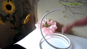 Как сделать стойку для ростовых цветов