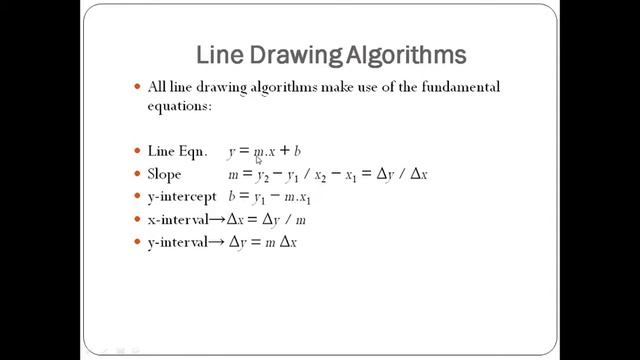 Graphics primitives DDA Line drawing algorithm смотреть онлайн