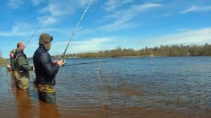 Удачная Рыбалка на реке Волхов. Ловл сопы,синца на волхове.