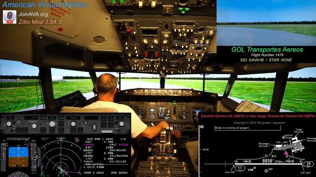Eduardo Gomes Intl (SBEG) to Gov. Jorge Teixeira de Oliveira Intl (SBPV) смотреть онлайн