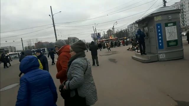 Питер метро ул Дыбенко Район вокруг смотреть онлайн