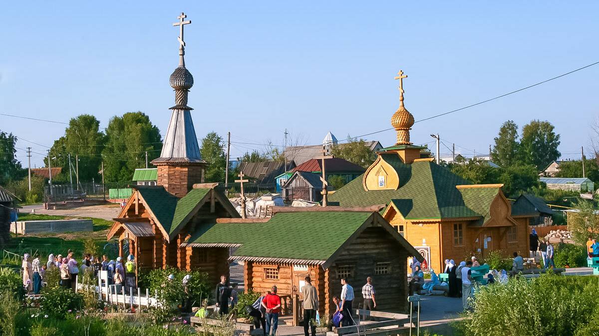 Дивеево.  Святые источники Дивеевского монастыря