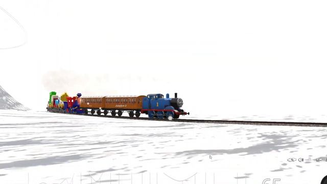 THOMAS-CASEY JR-DOUBLE TROUBLE MOUNTAIN HILL RIDE-DIZZY CRAZY SNOWY TRACKS-TRAINZ RAILROAD SIMULATO смотреть онлайн