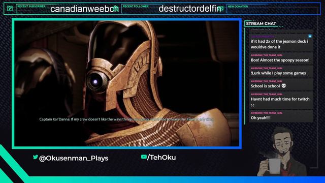 Okusenman Plays [Mass Effect 2] Part 27: The Trail of Tali'Zorah. смотреть онлайн