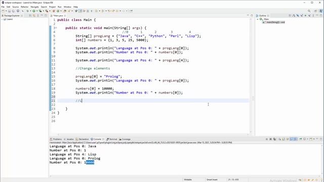 Java Tutorial - 18 - Array Operations смотреть онлайн