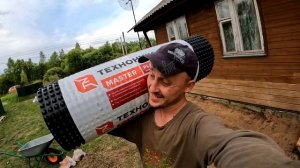 Элементарно простая и дешевая отмостка из ондулина своими руками. Отмостка на суглинке на века.