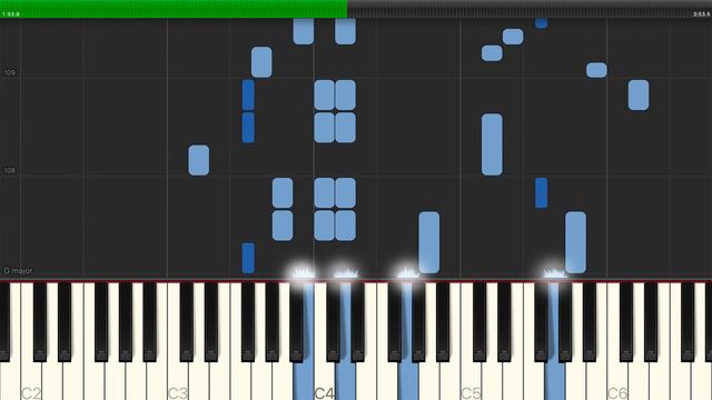 Daisy Bell Piano Tutorial + Karaoke [Easy] смотреть онлайн
