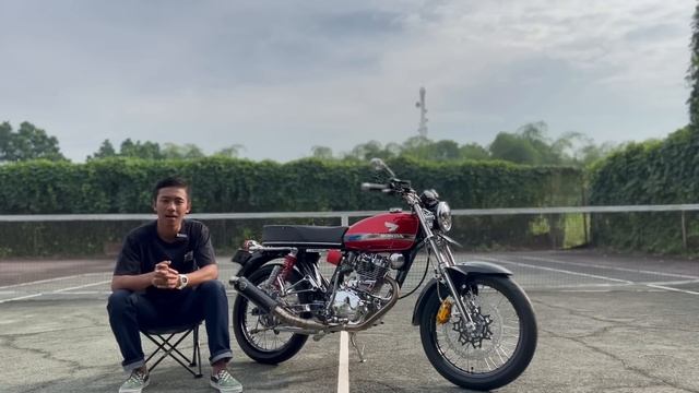 CB100 th 72 modif proper || BADAS GARAGE смотреть онлайн