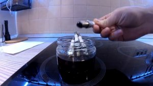 Чистка свечей димексидом