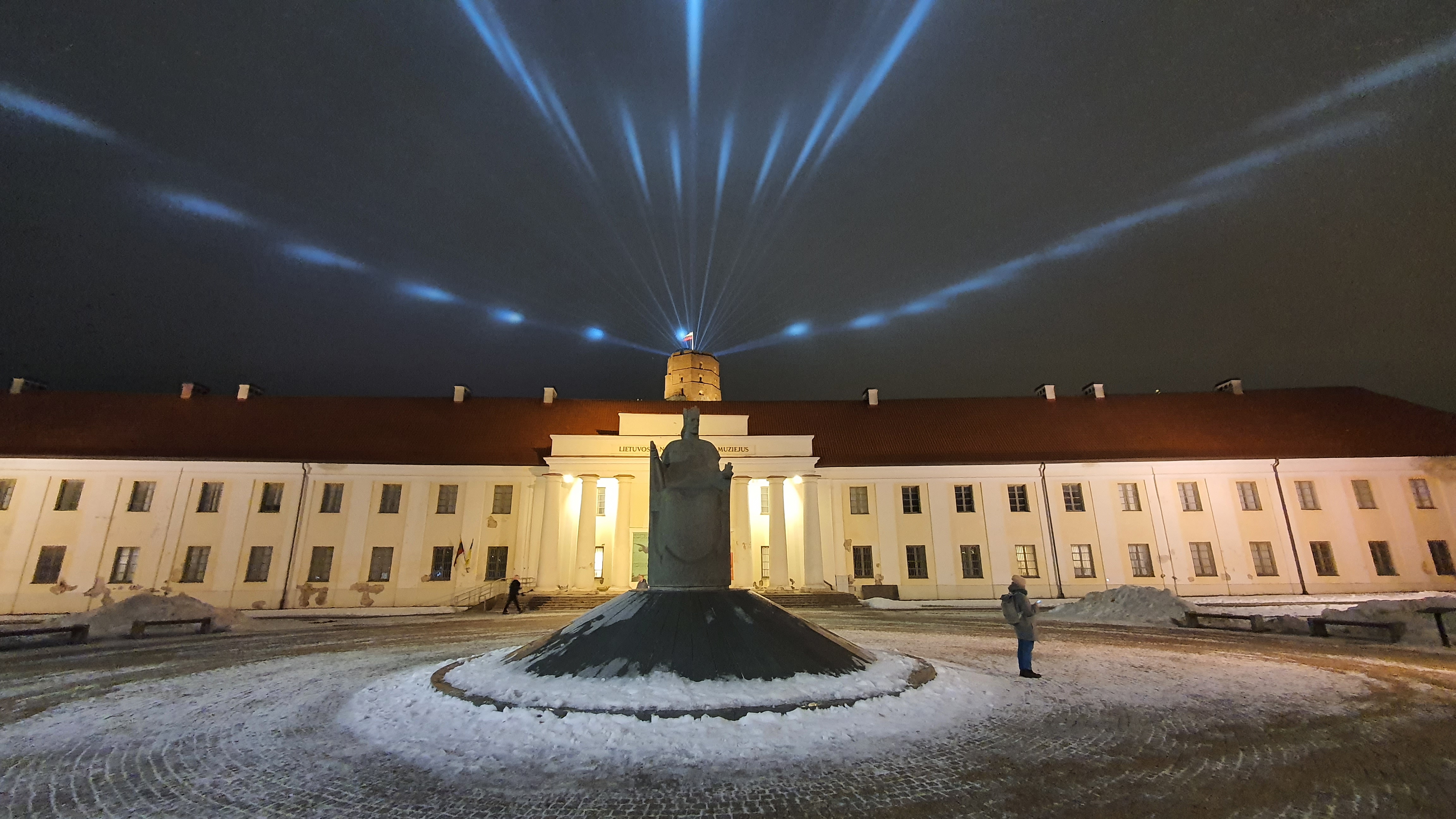 2024.01.26 Световое шоу в Вильнюсе