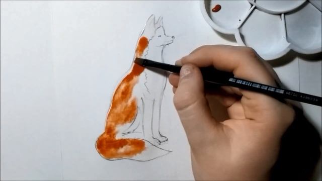 КАК НАРИСОВАТЬ ЛИСУ ПОЭТАПНО! рисуем лисичку how to draw a Fox смотреть онлайн