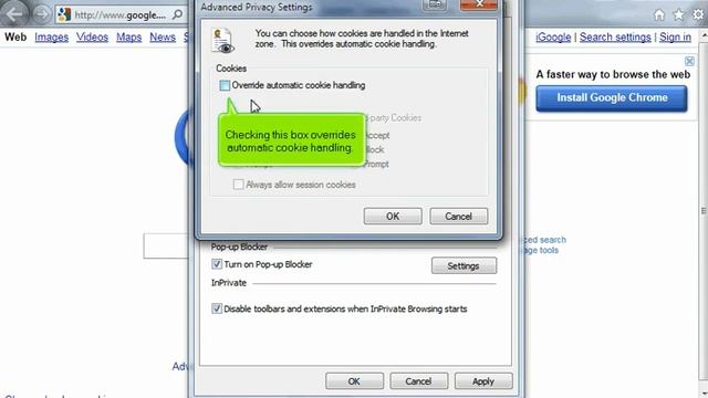 Internet Explorer - Managing Internet Explorer cookies смотреть онлайн