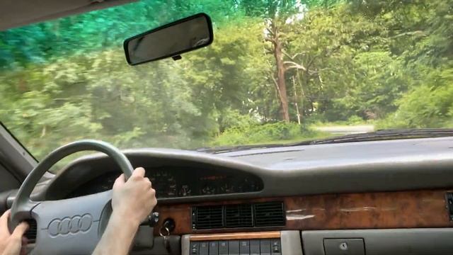 1990 Audi V8 Quattro test drive смотреть онлайн