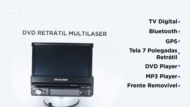 DVD Player Automotivo Retratil Toca Radio Som 1 DIN смотреть онлайн