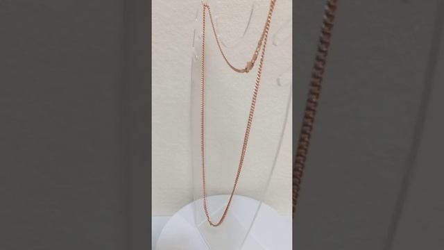 Цепочка плетение Классическое H-2 мм длина 50 см под советское золото смотреть онлайн