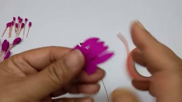How to make Paper Flower Fireweed / Chamerion angustifolium(flower # 117)