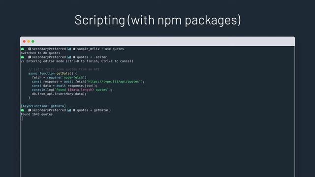 MongoDB Shell Demo - MongoDB Developer Tools смотреть онлайн