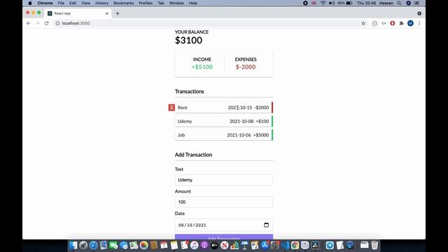 React JS Redux Expense Tracker Preview смотреть онлайн
