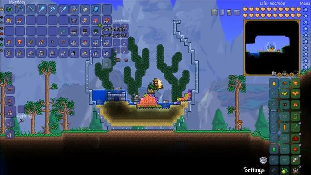 Terraria : How to build a Aquarium смотреть онлайн