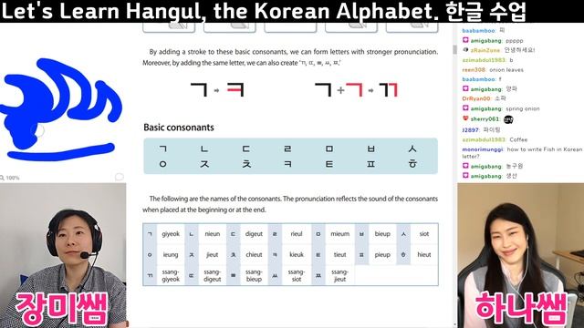 한글 자음 Review Korean Consonants смотреть онлайн