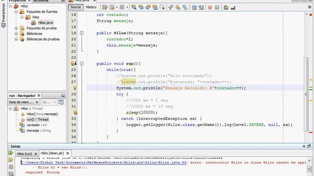 37. Uso de Thread (Hilos) con interfaz Gráfica de Usuario en Java desde NetBeans IDE смотреть онлайн