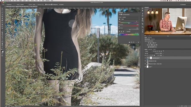 Photoshop Hue and Saturation Tutorial - Change color in photoshop tutorial смотреть онлайн